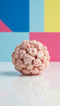 Strawberry pop freeze-dried clusters