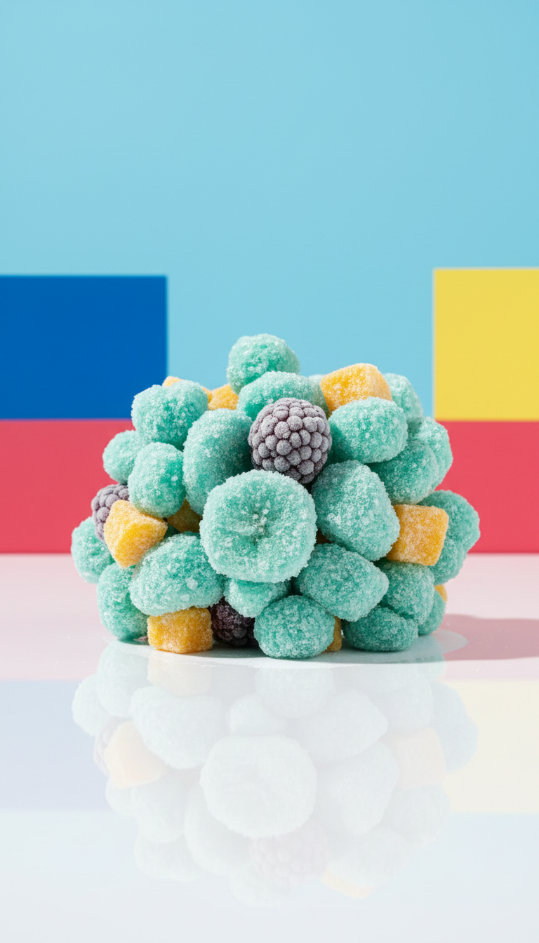 Aqua fruit freeze-dried medley